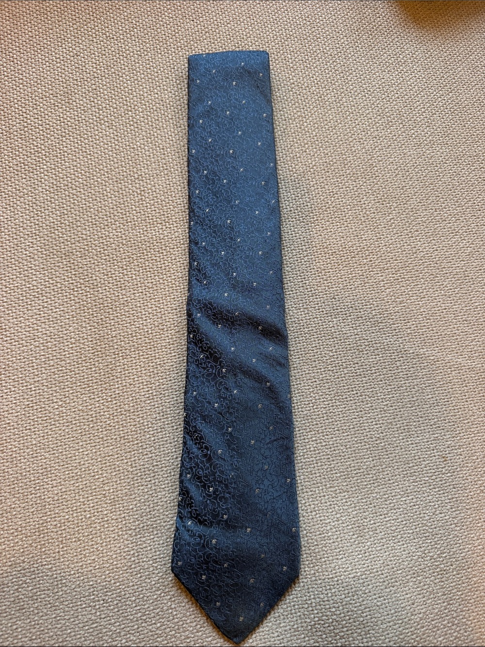 Calvin Klein Men's Blue Floral Tie